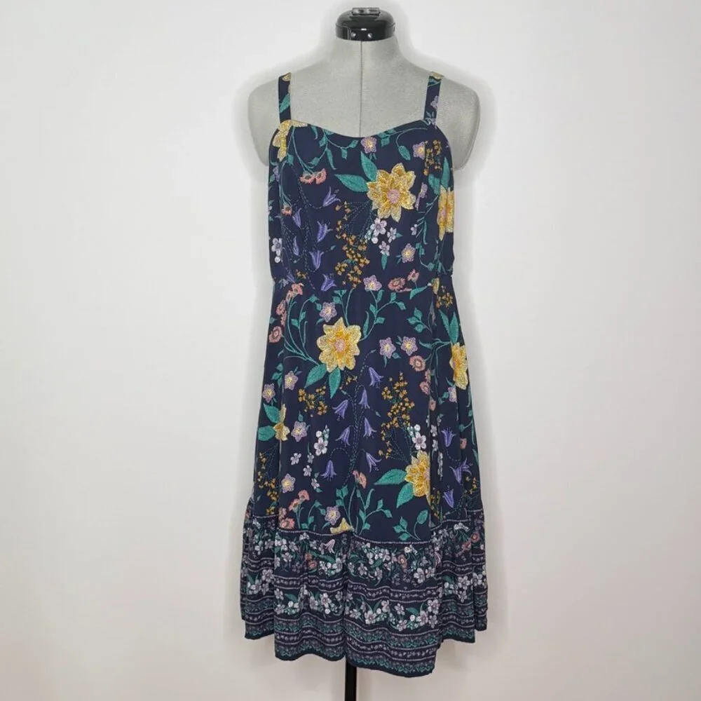 old navy blue flower dress Old Navy Women's Sleeveless Mini Shift Dress - Blue